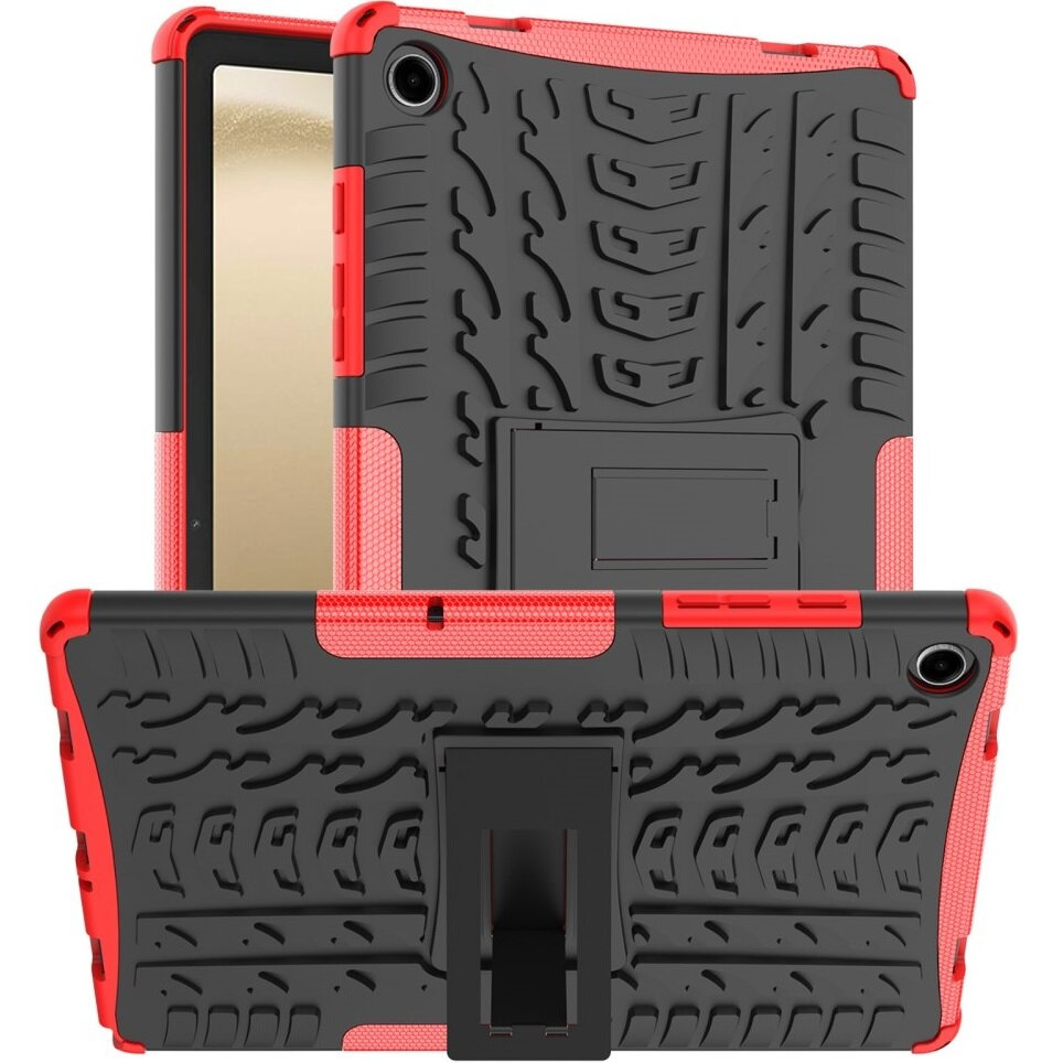 Samsung Galaxy Tab A9+ Hülle, Reifenschutz, Rot