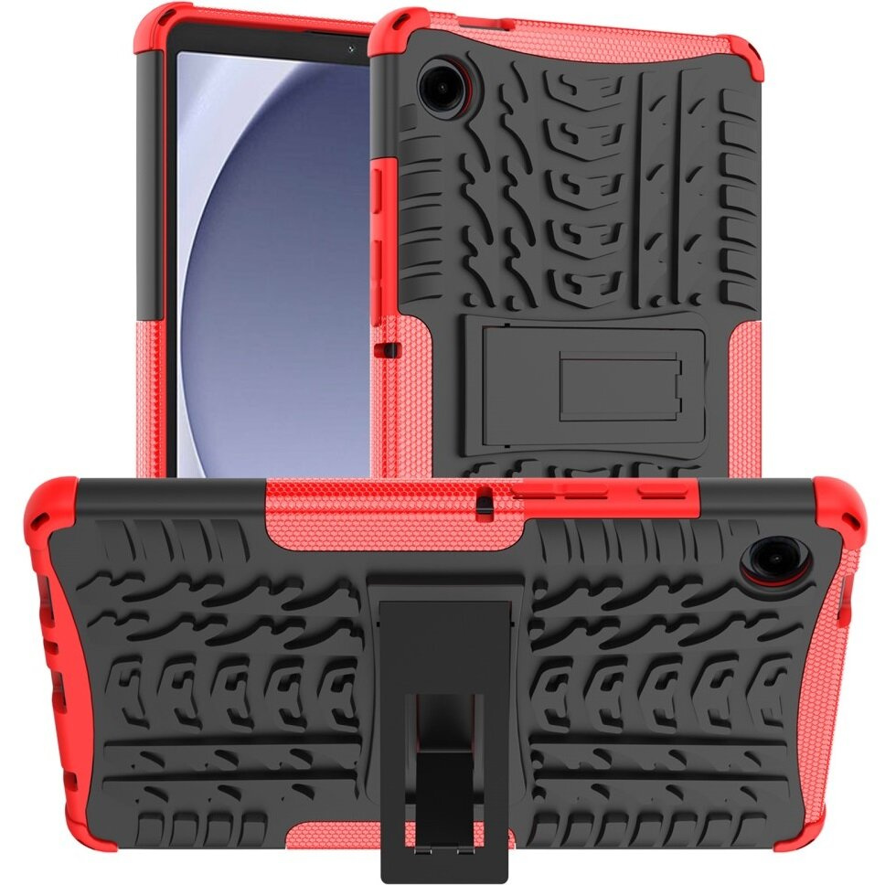 Samsung Galaxy Tab A9 Hülle, Reifenschutz, Rot