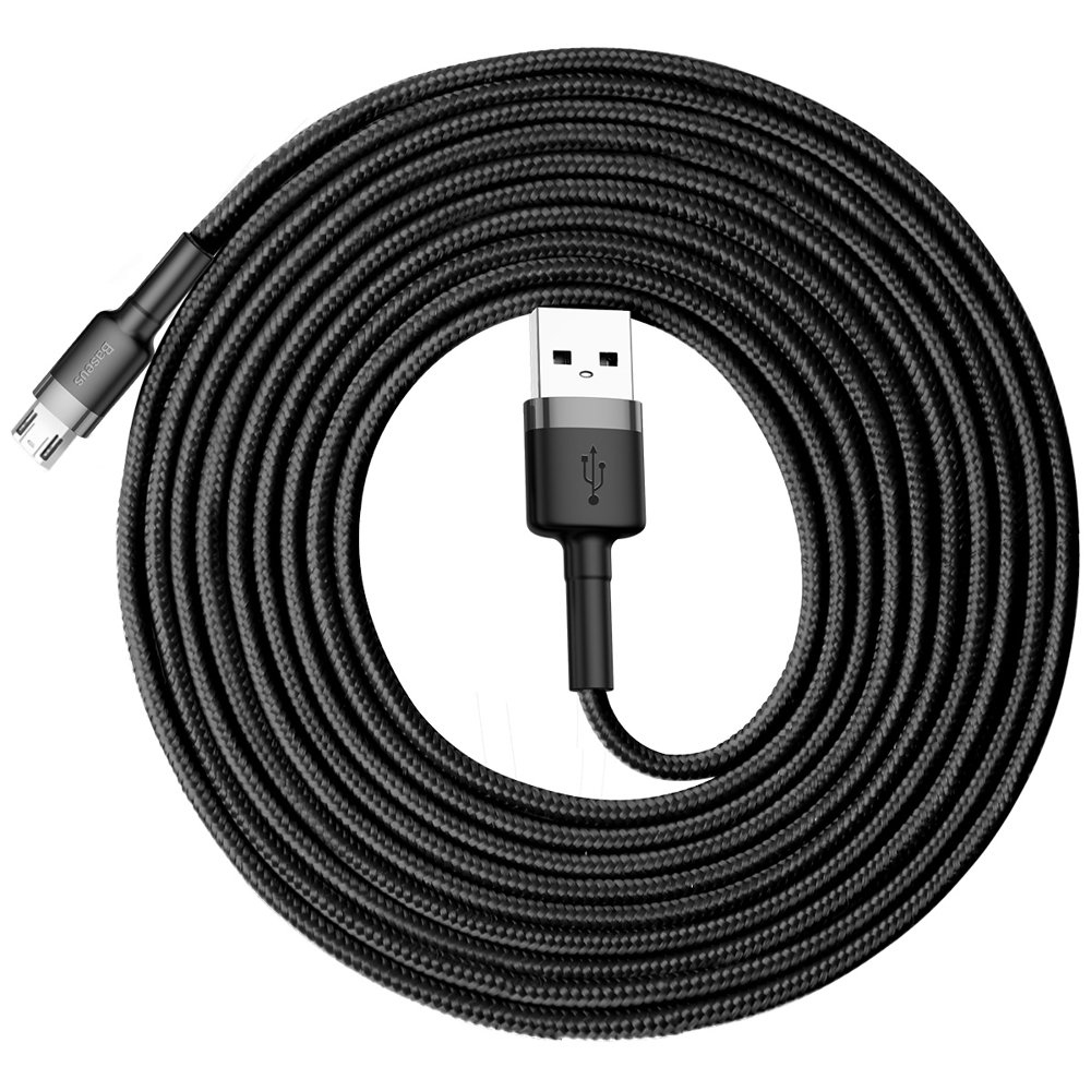 Baseus Usb-micro-usb-kabel 2a 3m Doppelseitig Lang