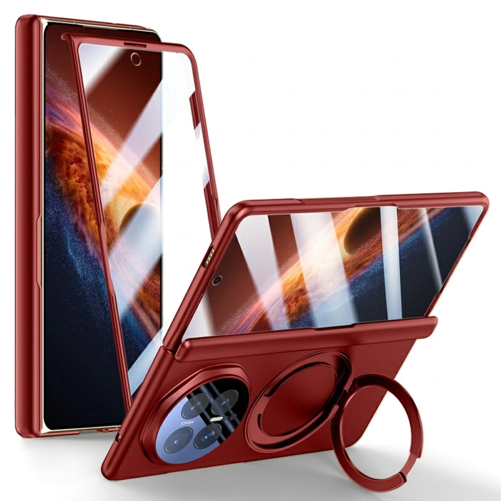 Honor Magic V6 Hülle Mit Ständer Und Integriertem Glas Für Magsafe, Rot