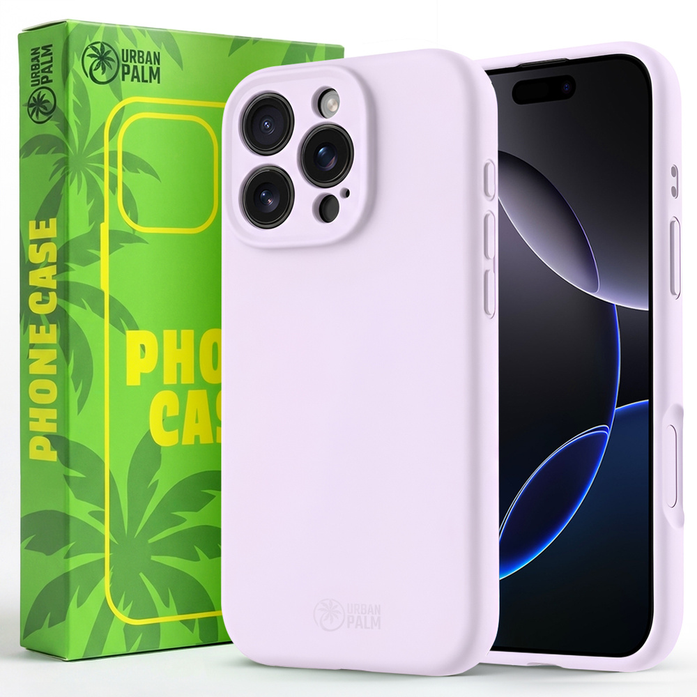 Urbanpalm Silikonhülle Für Iphone 16 Pro Max Mit Magsafe-kompatibilität, Lila