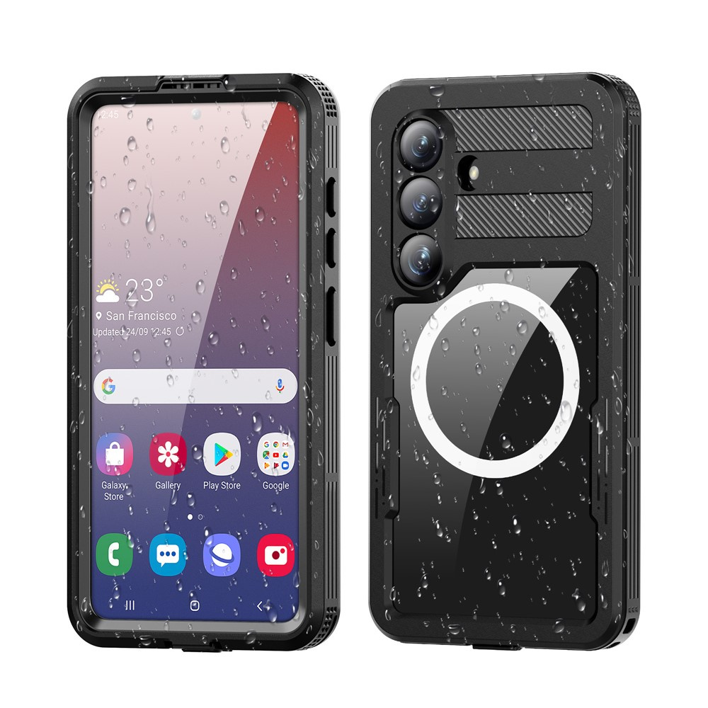 Wasserdichte Hülle Für Samsung Galaxy S26, Redpepper, Für Magsafe, Schwarz