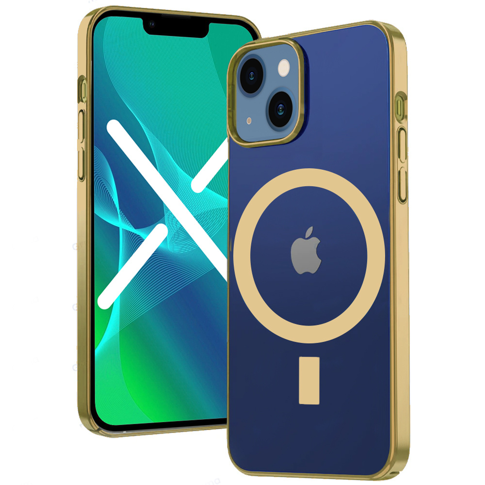 Hülle Für Iphone 13, Erbord Hybrid Magsafe Hülle, Gold