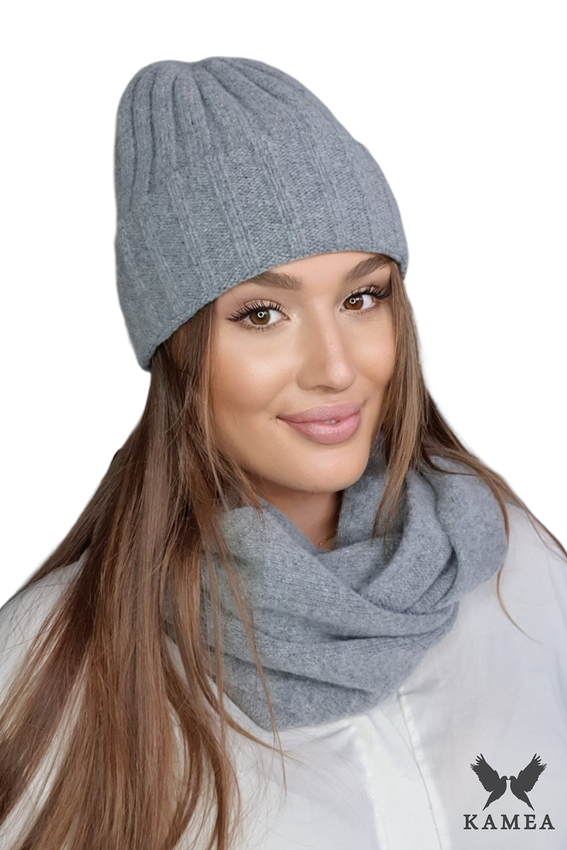 Tahira Wollmütze Für Damen, Silberfarben