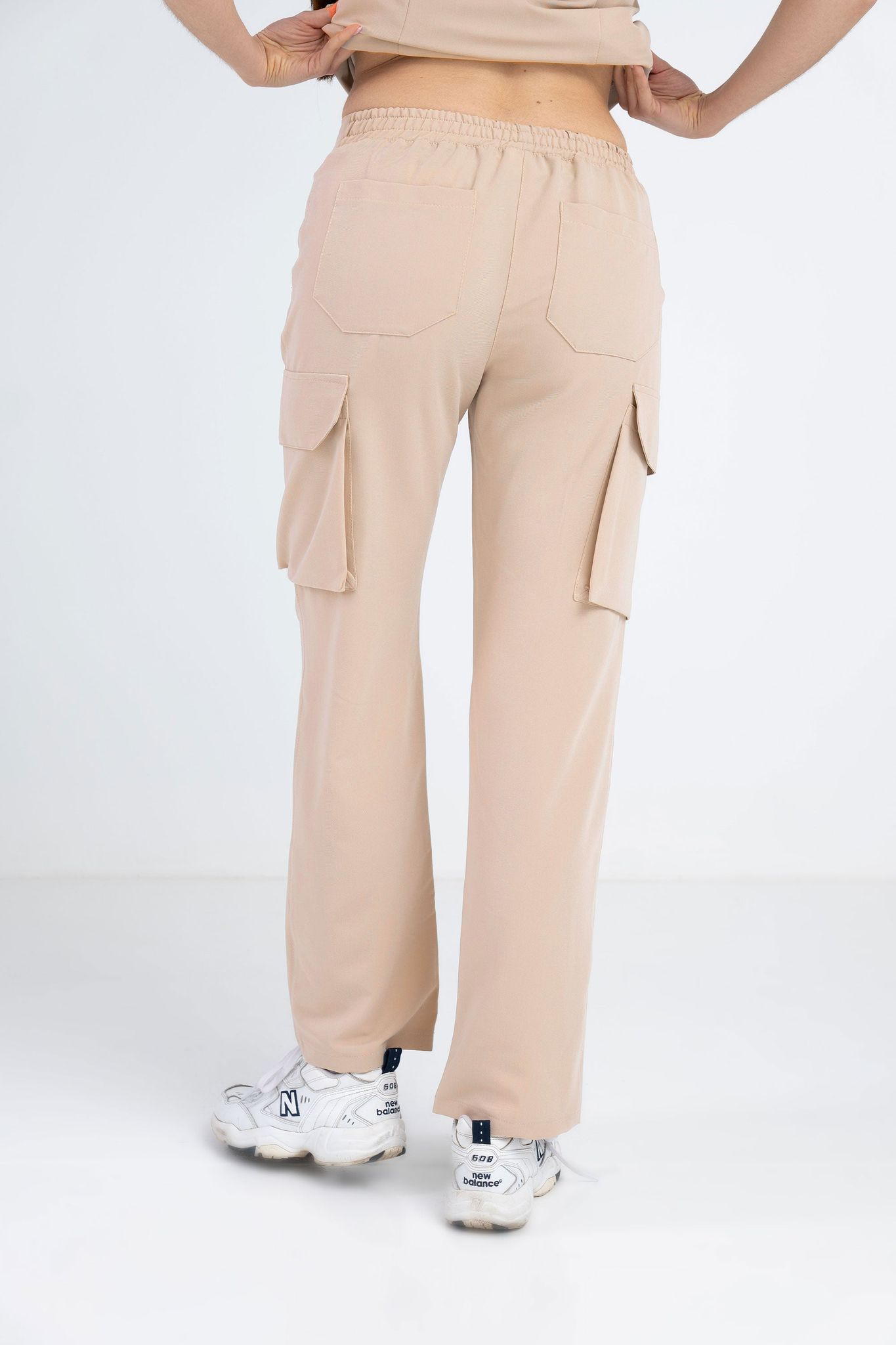 Damen-kampfhose, Beige, Größe L