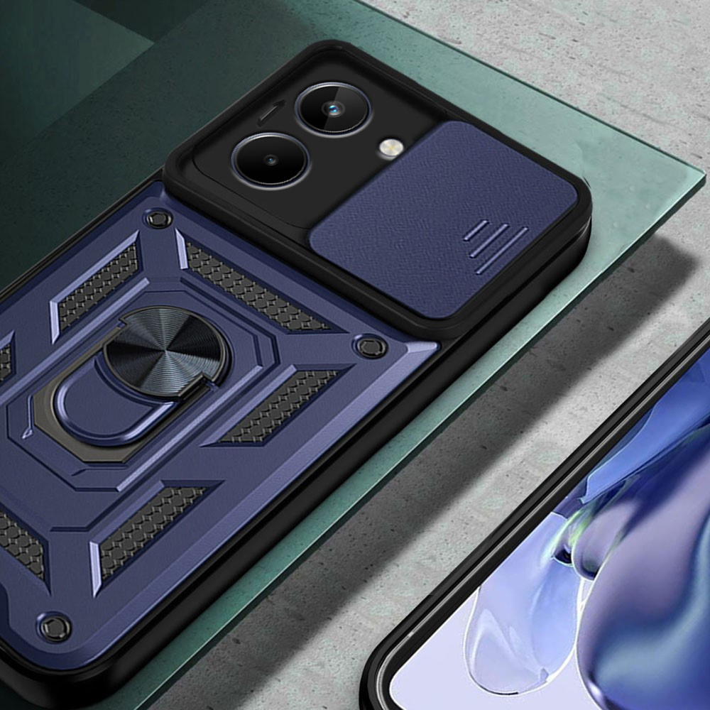 Schutzhülle Mit Schutzfunktion Für Xiaomi Redmi A5, Camshield Slide, Blau