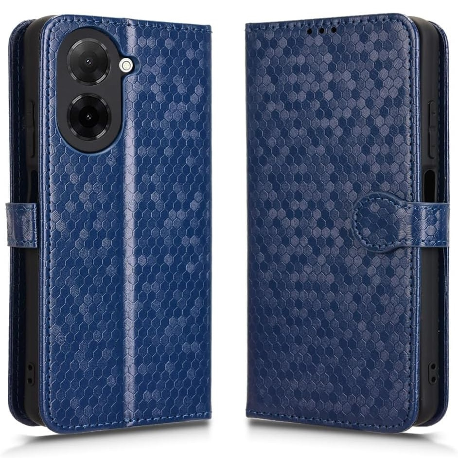 Klapphülle Für Xiaomi Redmi A5, Brieftaschenmotiv, Rhombus, Blau