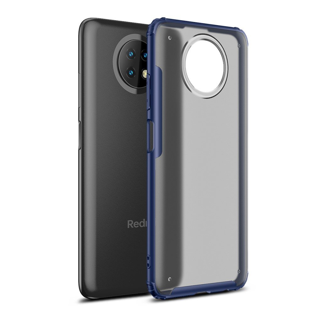 Antidrop Matte Hybrid-hülle Für Xiaomi Redmi Note 9t 5g, Blau