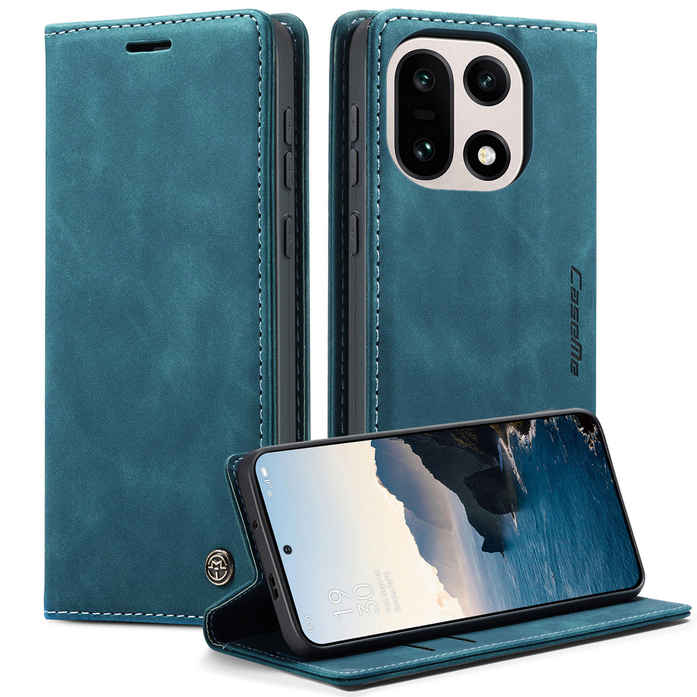 Caseme Leder-wallet-hülle Für Oneplus 15, Blau