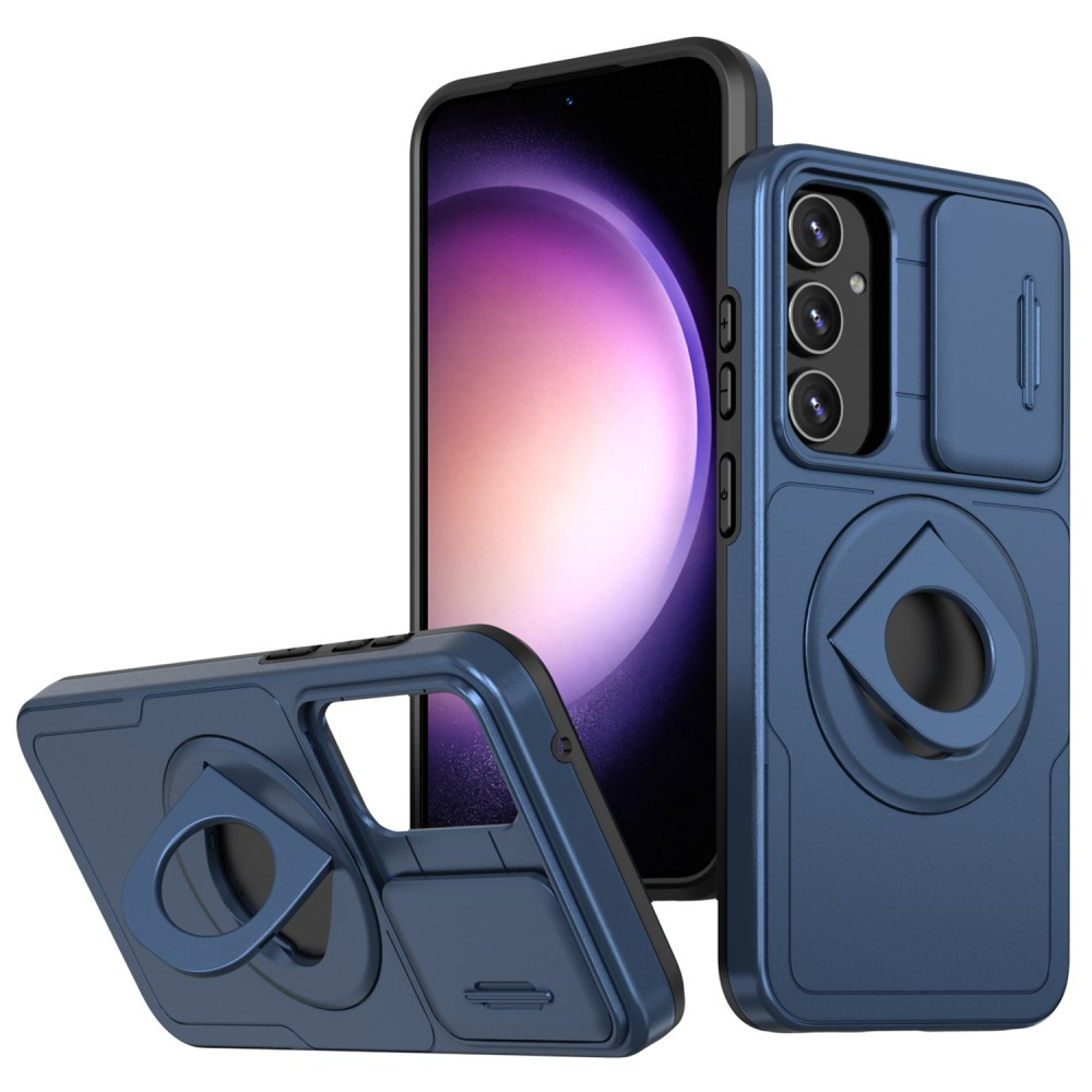 Samsung Galaxy S23 Fe Hülle, Militärmagnet, Für Magsafe, Blau