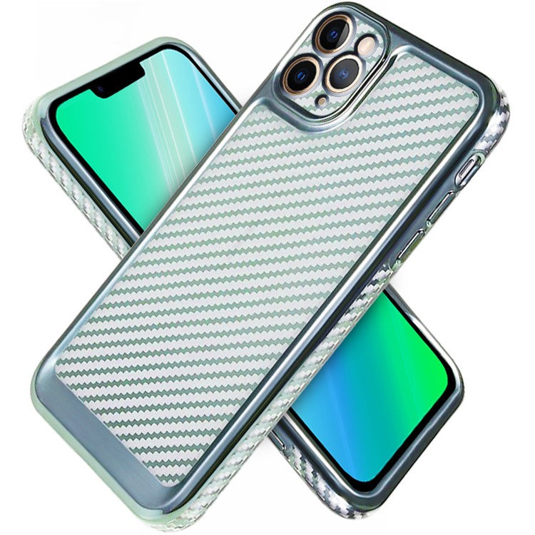 Iphone 12 Pro Carbon Slim Schutzhülle, Blau