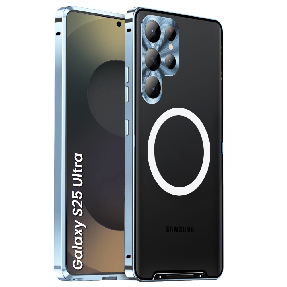 Samsung Galaxy S25 Ultra Kameraschutzhülle, Camshield Magsafe, Blau