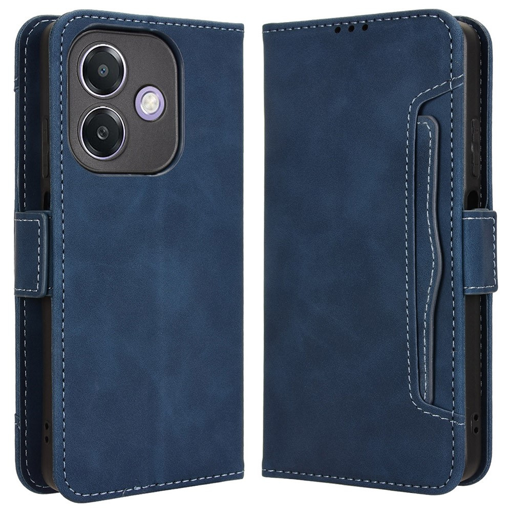 Klapphülle Für Oppo A40 / Oppo A40m, Mit Kartenfach, Marineblau