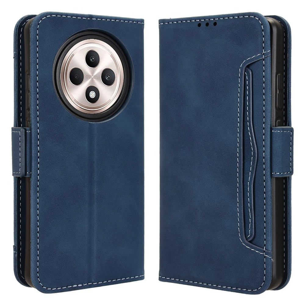 Klapphülle Für Oppo Reno 12fs / 12f, Mit Kartenfach, Marineblau