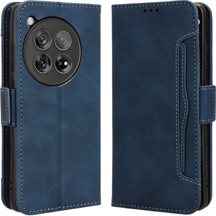 Klapphülle Für Oneplus 12 5g, Kartenfach, Blau