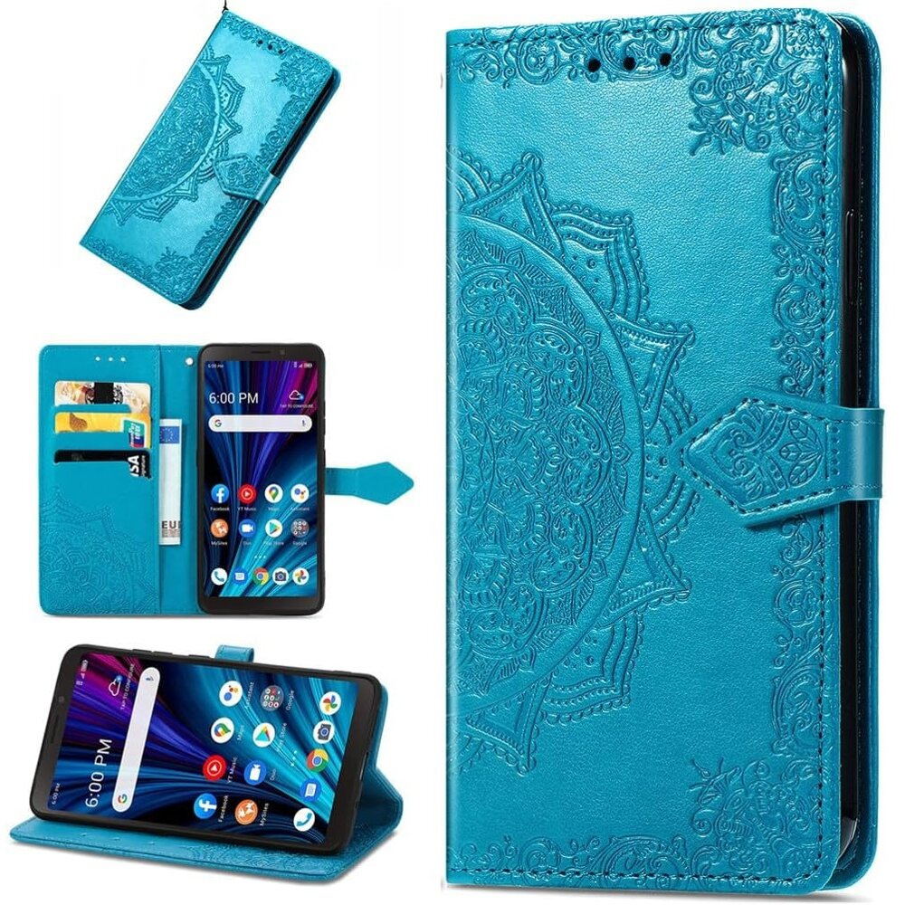 Klapphülle Für Oneplus Nord 4, Mandala, Blau