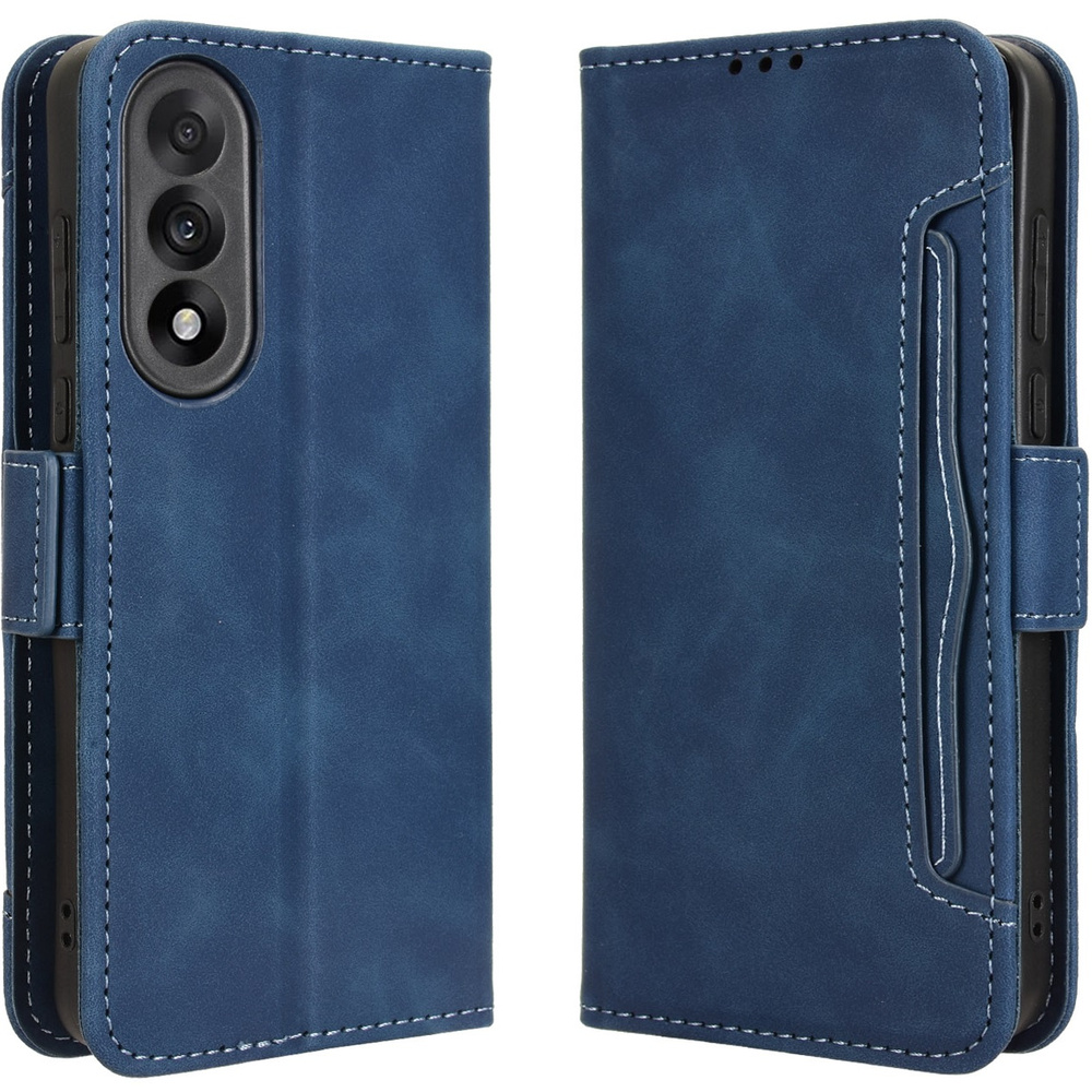 Klapphülle Für Oneplus Nord 5, Mit Kartenfach, Marineblau