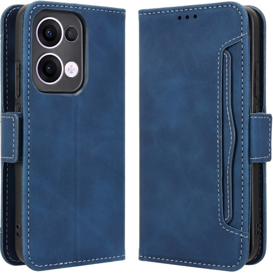 Klapphülle Für Oppo Reno 13, Mit Kartenfach, Marineblau