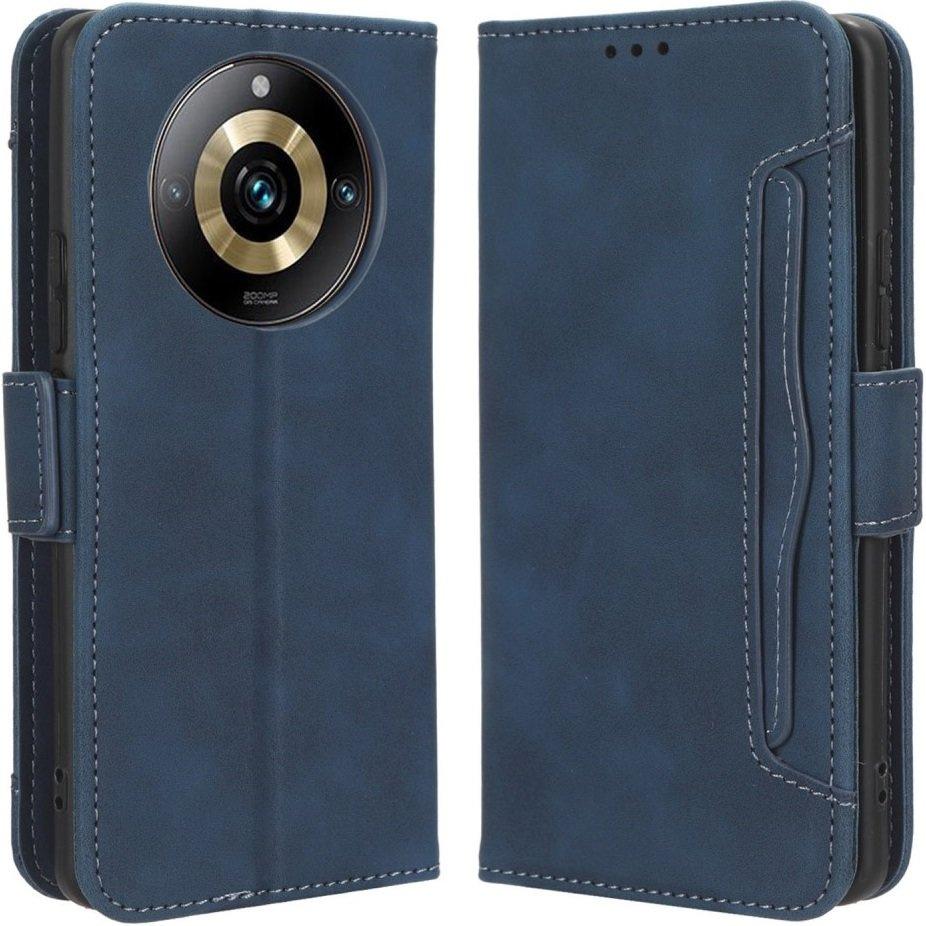 Klapphülle Für Realme 11 Pro 5g / Pro+ 5g, Kartenfach, Marineblau