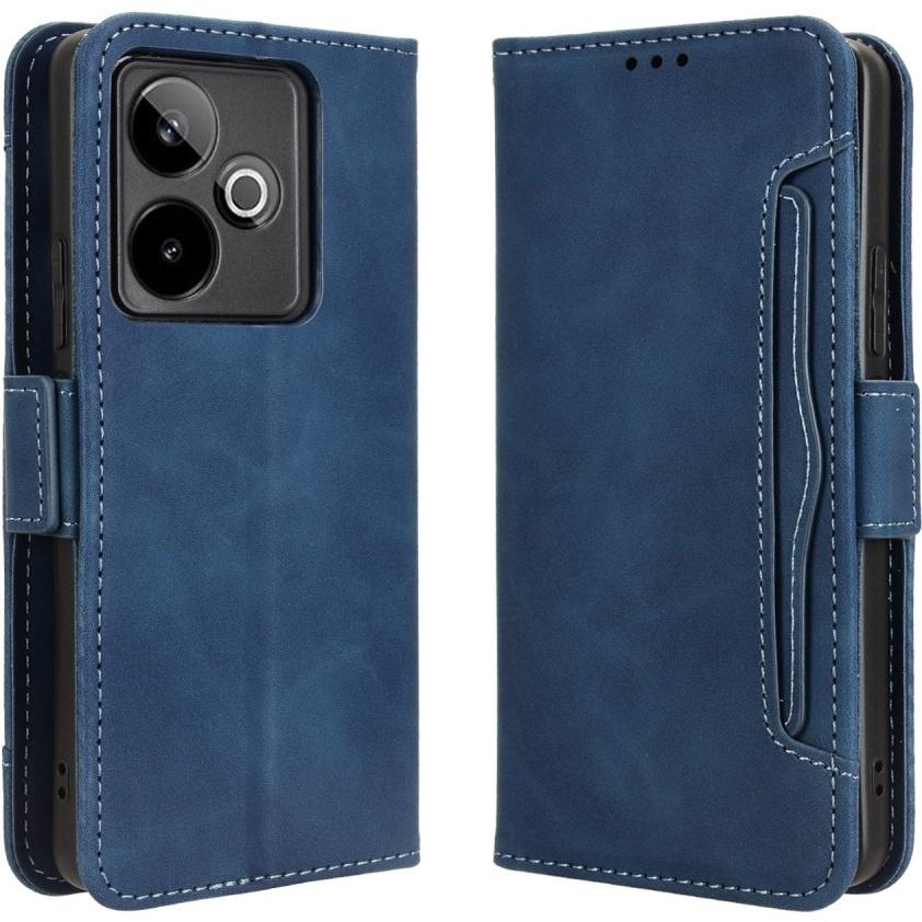 Klapphülle Für Realme Gt 7 / 7t, Mit Kartenfach, Marineblau