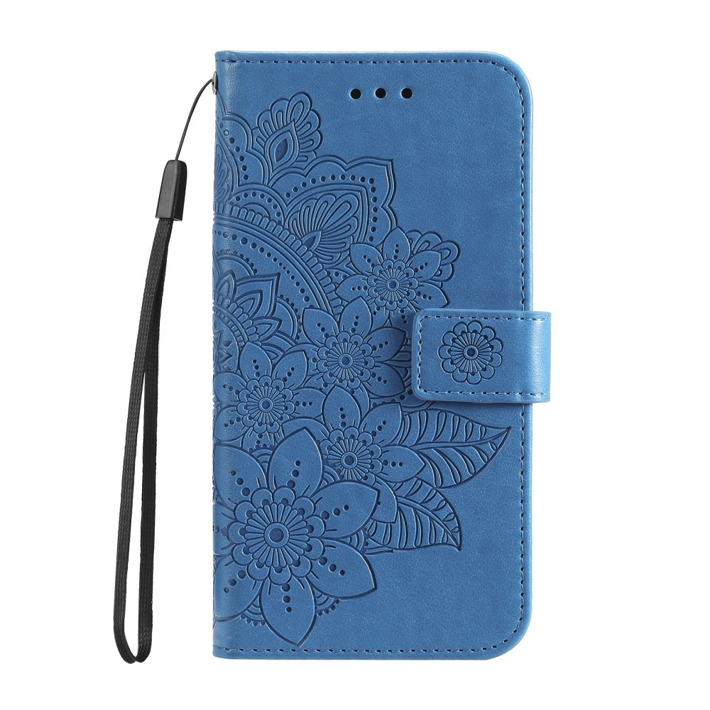 Samsung Galaxy A13 4g Flip Case, Mandala, Blau