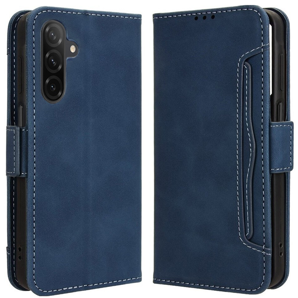 Klapphülle Für Samsung Galaxy A36 5g, Kartenfach, Marineblau