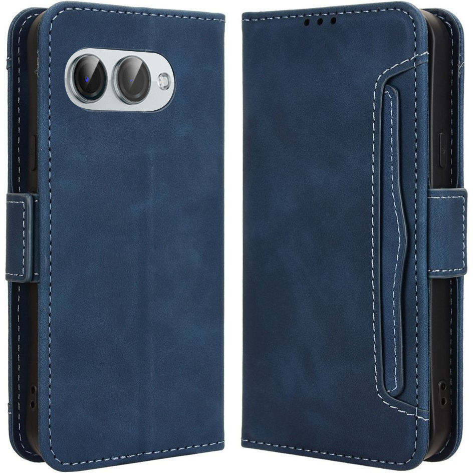 Klapphülle Für T Phone 3 5g, Kartenfach, Marineblau