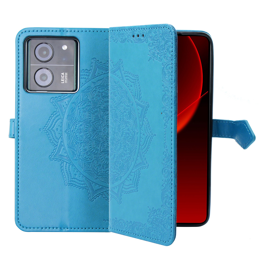 Klapphülle Für Xiaomi 13t / 13t Pro, Mandala, Blau
