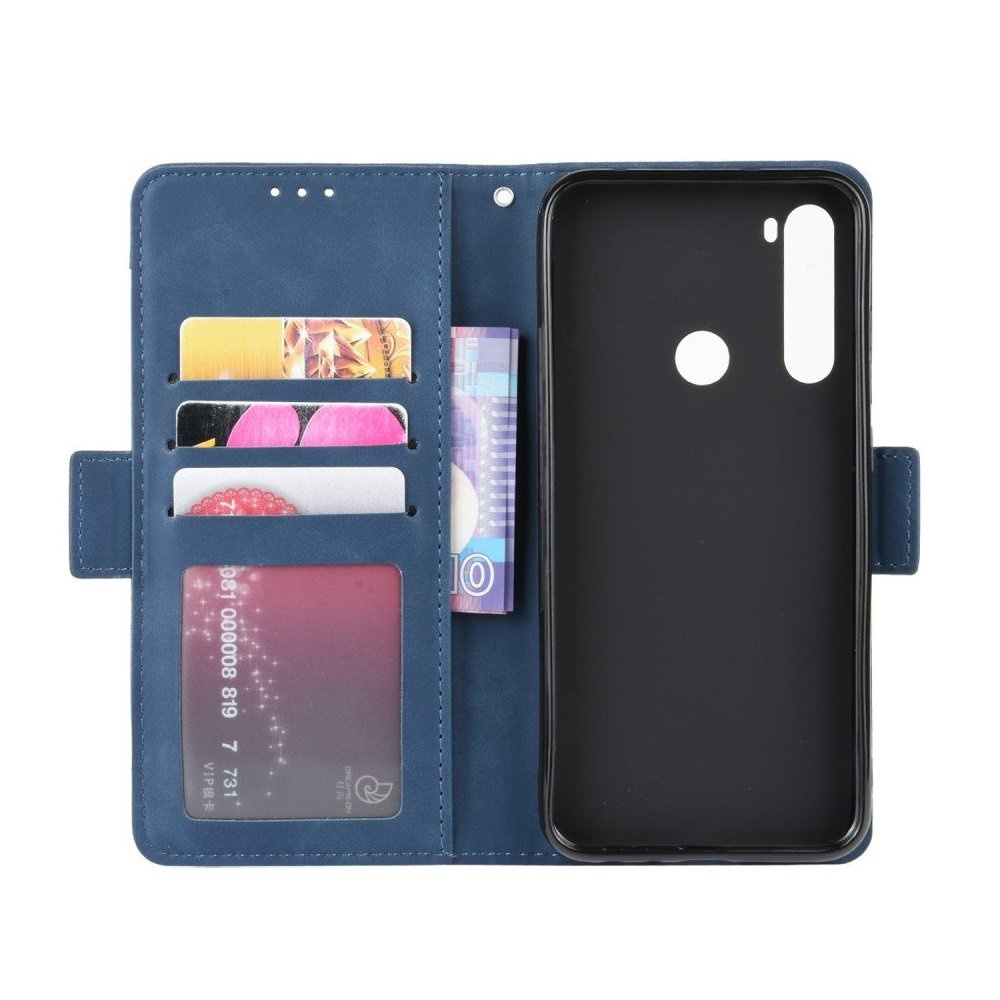 Klapphülle Für Xiaomi Redmi Note 8t, Mit Kartenfach, Blau
