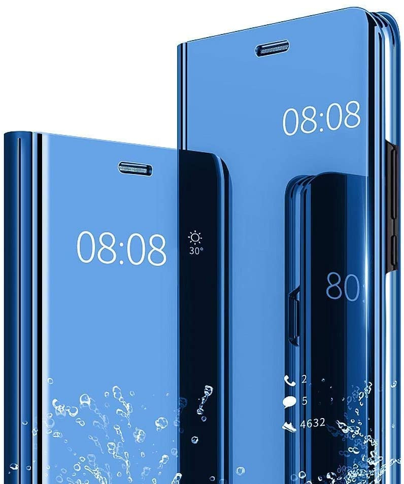 Huawei Y6p Clear View Hülle, Blau