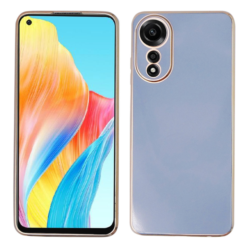 Oppo A78 4g Hülle, Glamour Camshield, Blau