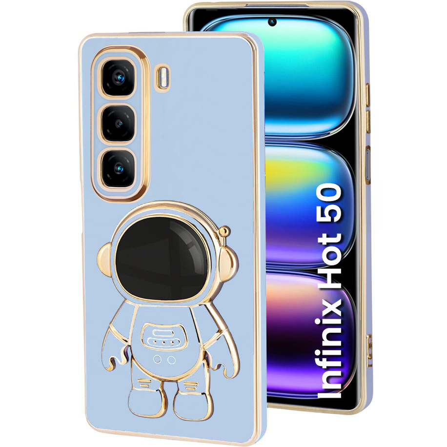 Hülle Für Infinix Hot 50 4g, Astronaut, Blau