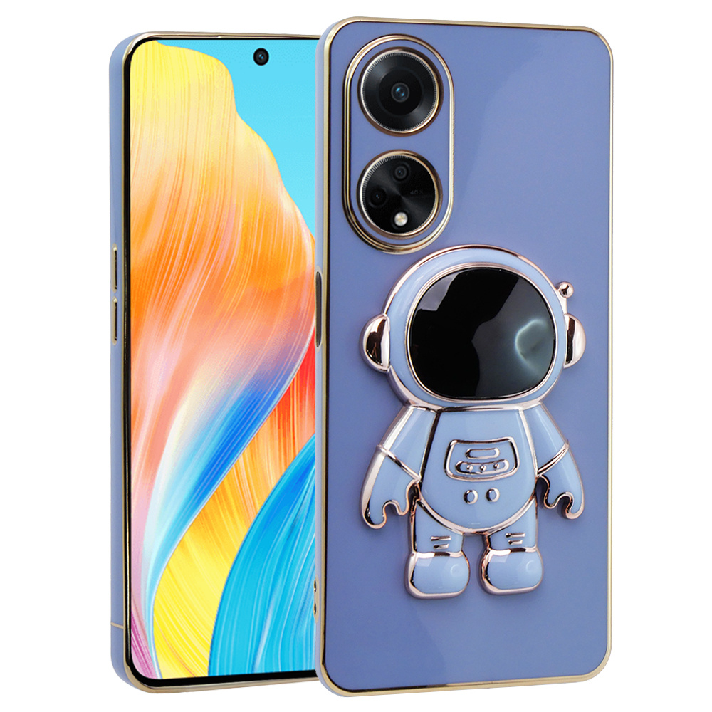 Hülle Für Oppo A58 4g, Astronaut, Blau