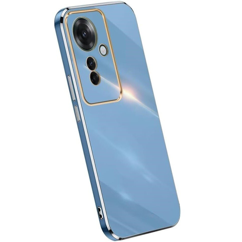 Oppo Reno 11f 5g Hülle, Glamour Camshield, Blau