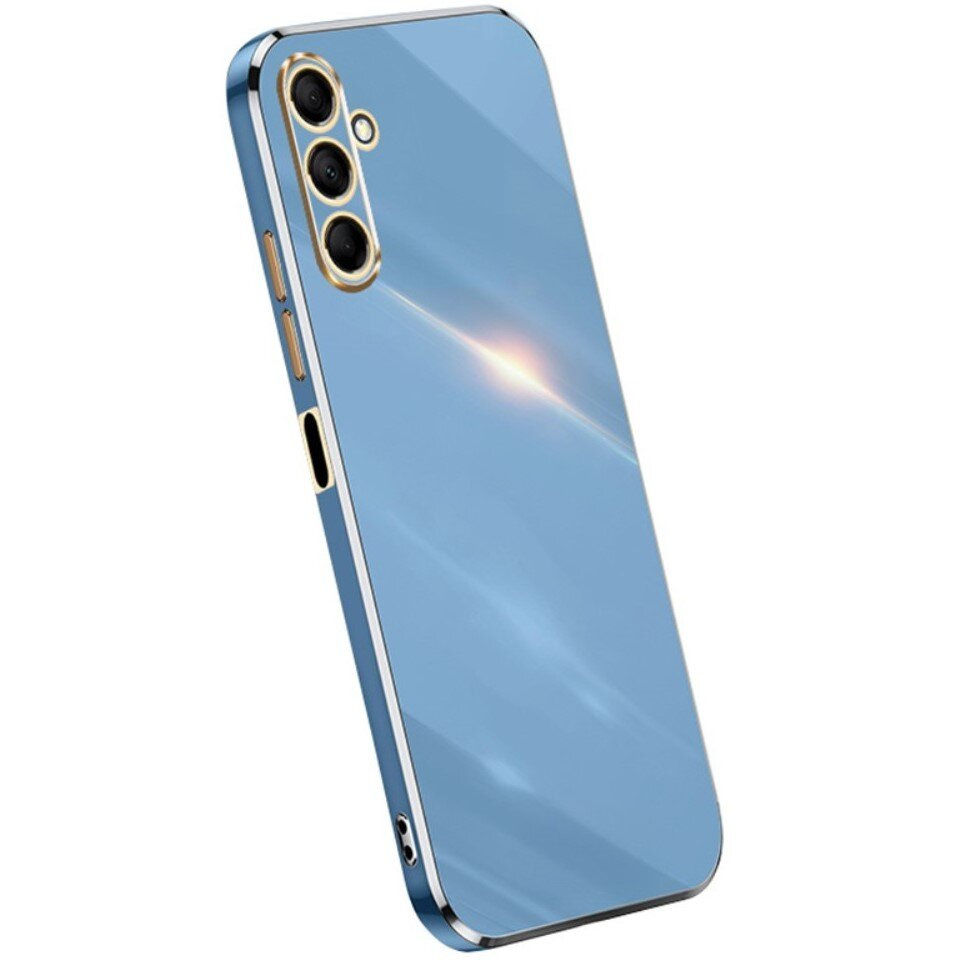 Schutzhülle Für Samsung Galaxy M15 5g, Glamour Camshield, Blau