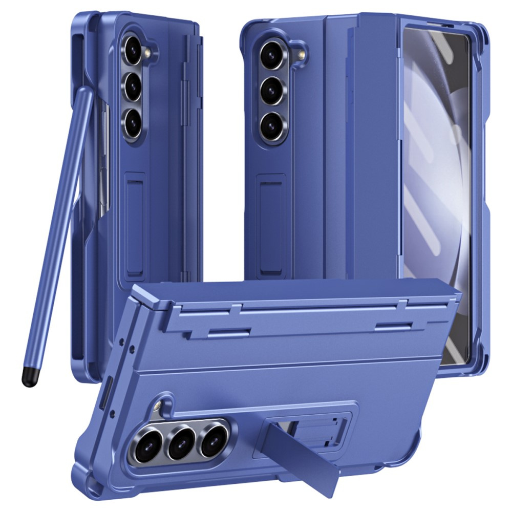 Samsung Galaxy Z Fold6 5g Hülle Mit Ständer Und Stift, Blau
