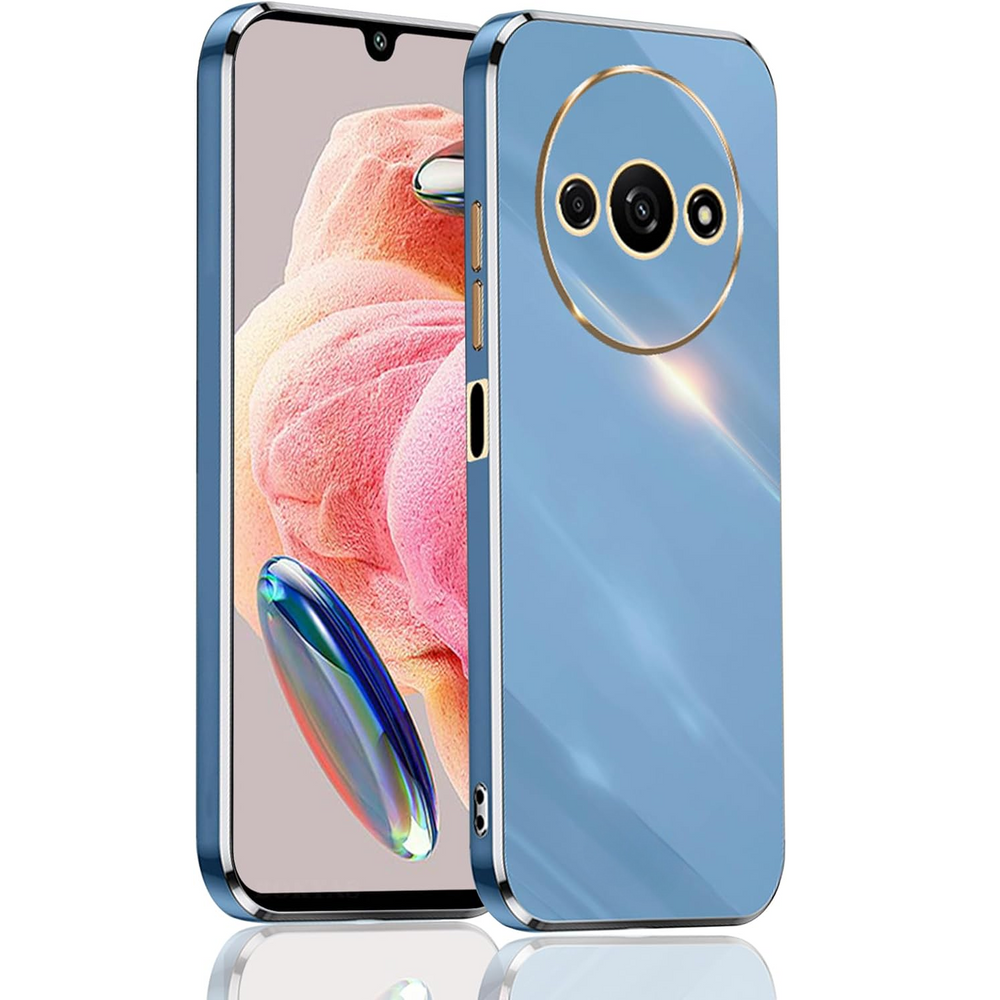 Hülle Für Xiaomi Redmi A3, Glamour Camshield, Blau