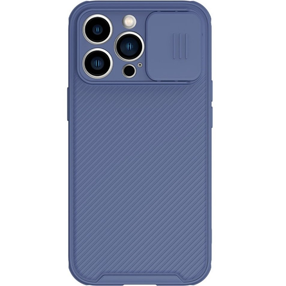 Iphone 14 Pro Max Hülle, Kamera-schieber, Blau
