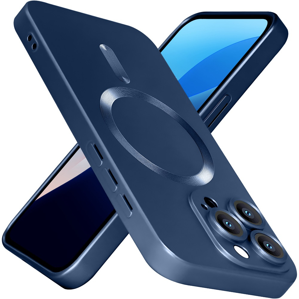 Iphone 16 Pro Max Hülle, Colormag, Für Magsafe, Marineblau