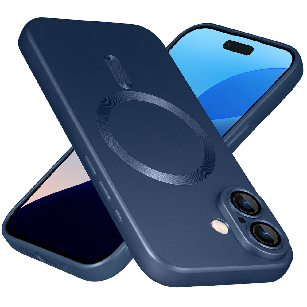 Iphone 16 Hülle, Colormag, Für Magsafe, Marineblau