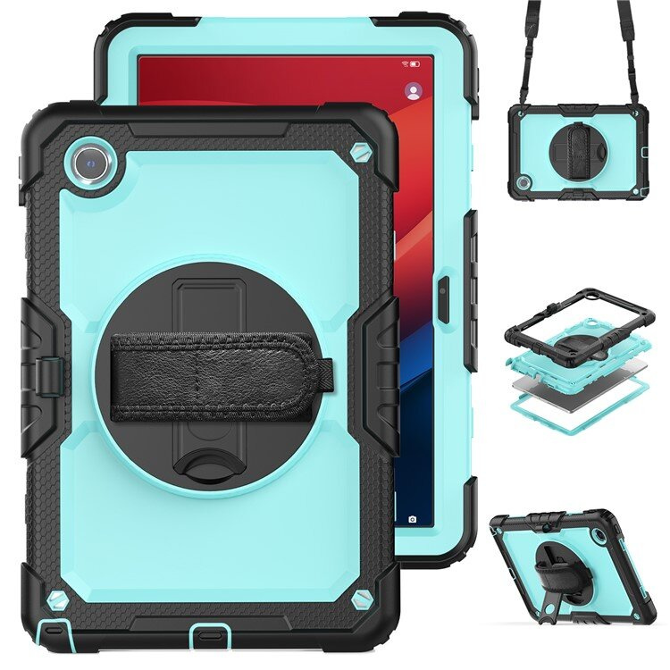 Gepanzerte Schutzhülle Für Lenovo Tab M11, 360°-schutz Mit Stifthalterung, Blau