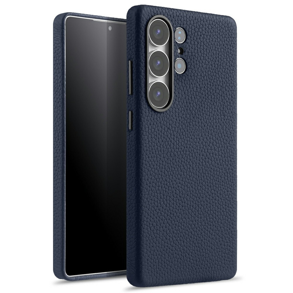 Melkco Schutzhülle Für Samsung Galaxy S25 Ultra, Leder, Marineblau