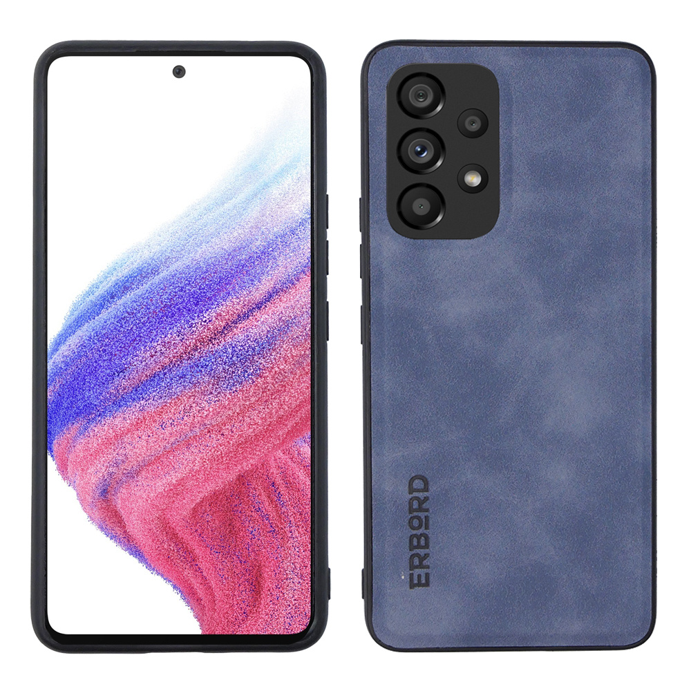 Samsung Galaxy A53 Hülle, Erbord Business, Mit Kfz-halterung, Blau