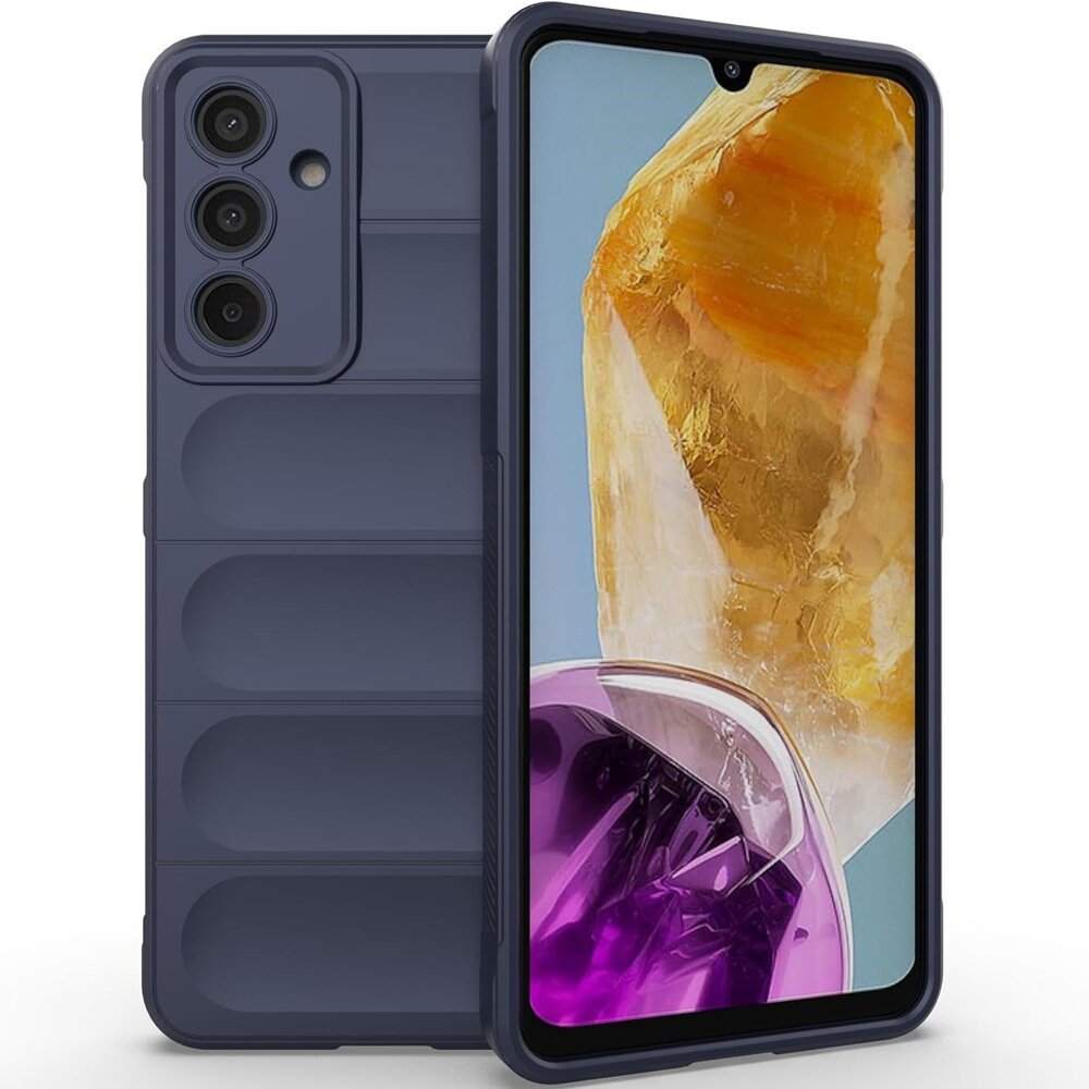 Samsung Galaxy M55 5g Gaming-schutzhülle, Marineblau