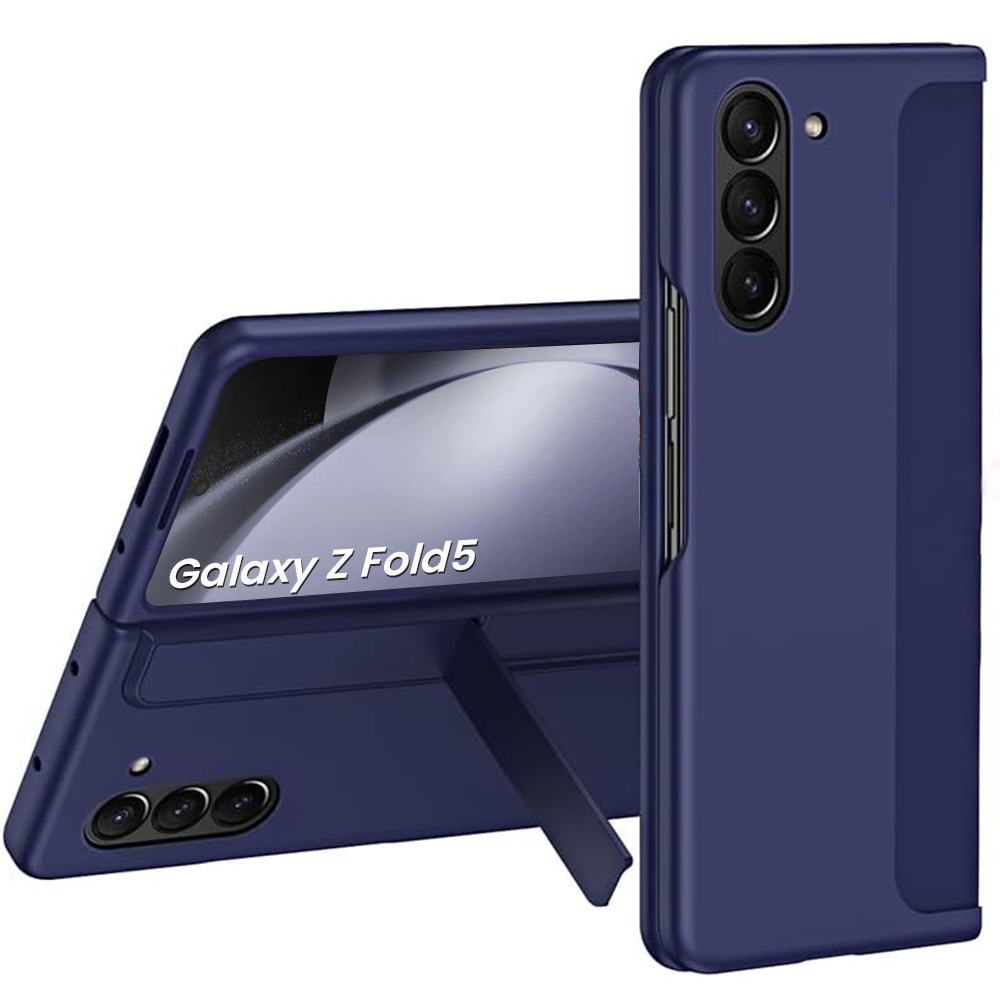 Samsung Galaxy Z Fold5 5g Hülle Mit Ständer Und Stift, Marineblau