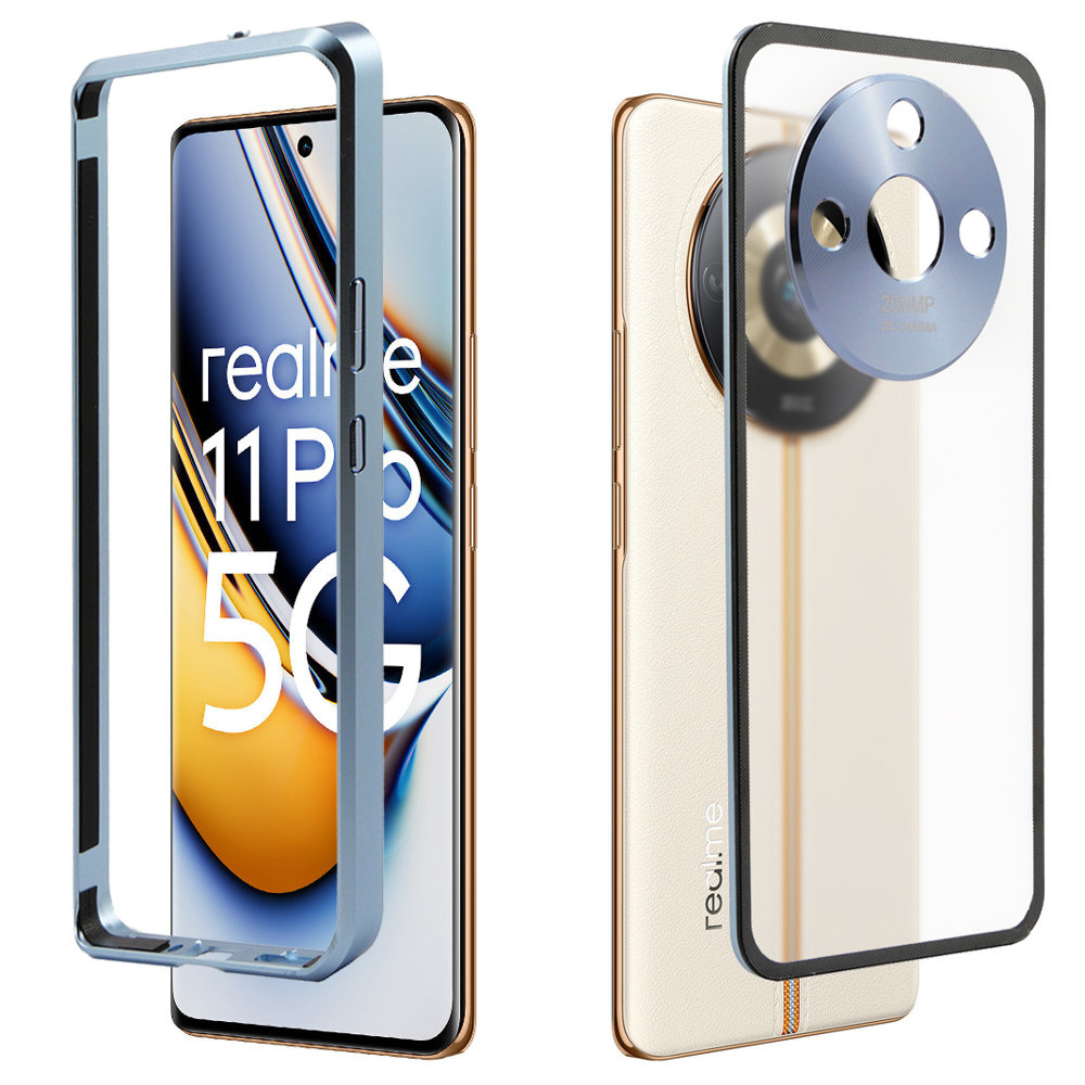 Schutzhülle Für Realme 11 Pro 5g / Pro+ 5g, Rahmenhülle, Blau