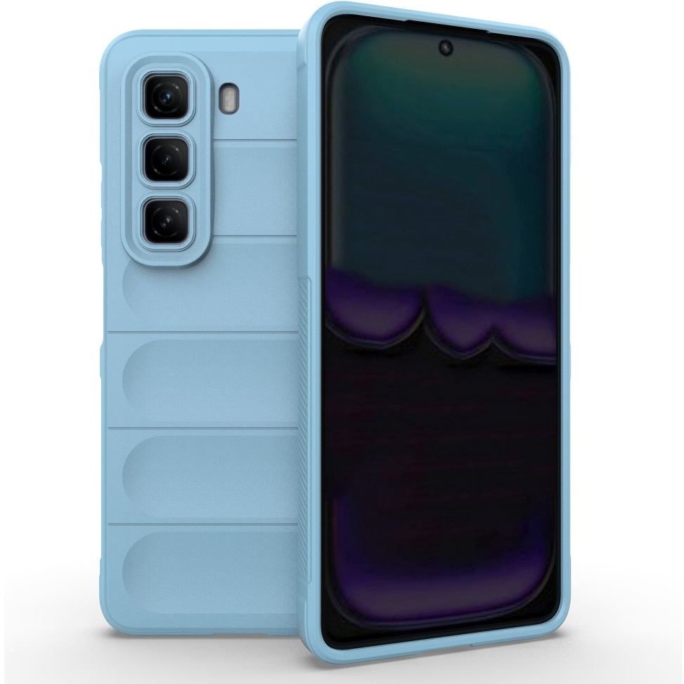 Infinix Hot 50 4g Gaming-schutzhülle, Stoßfest, Blau