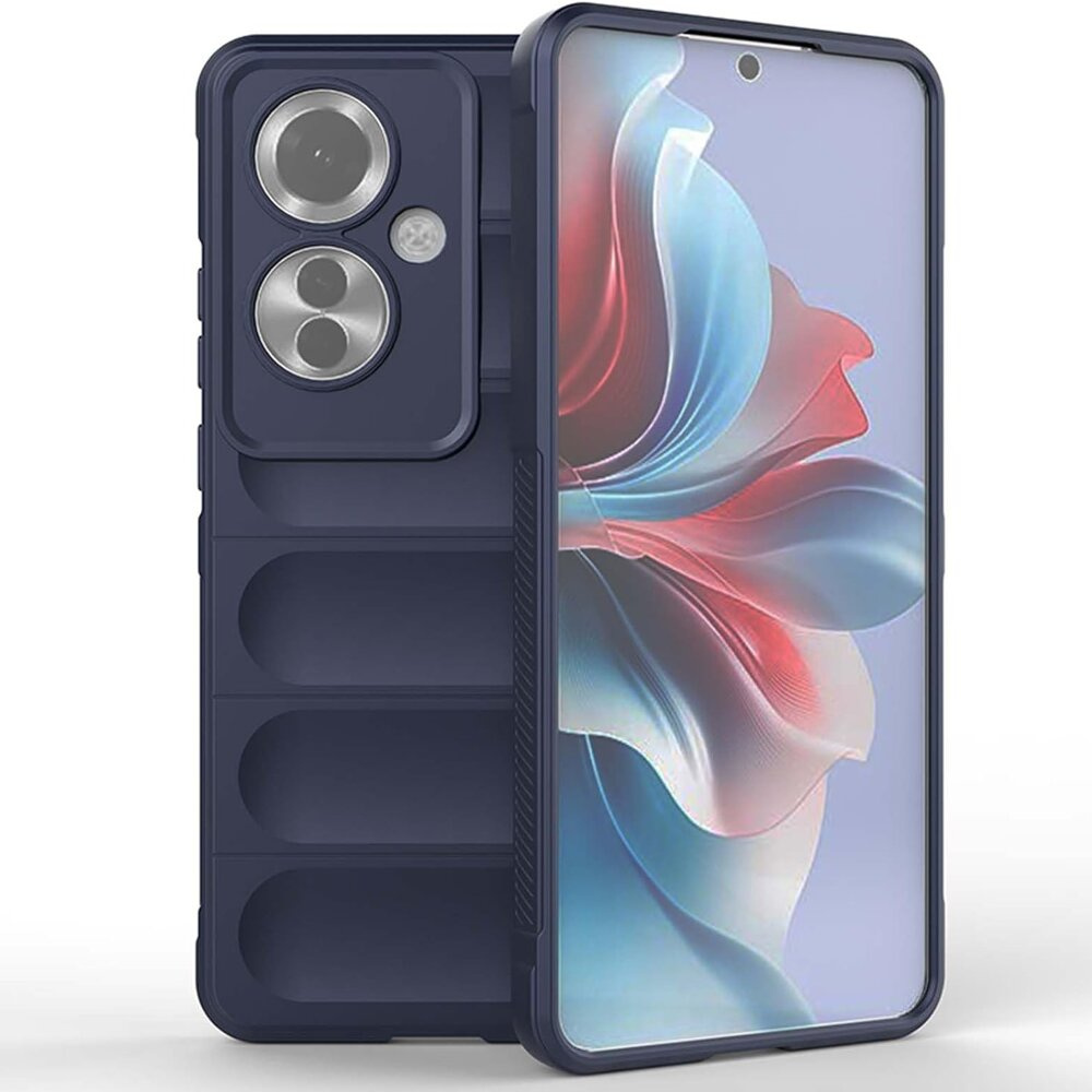 Oppo Reno 11f 5g Gaming-schutzhülle, Stoßfest, Marineblau