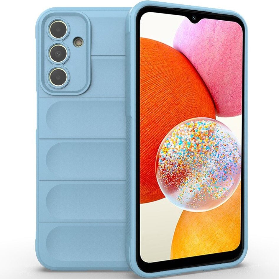Schutzhülle Für Samsung Galaxy A25 5g, Stoßfest, Blau + 9h-glas