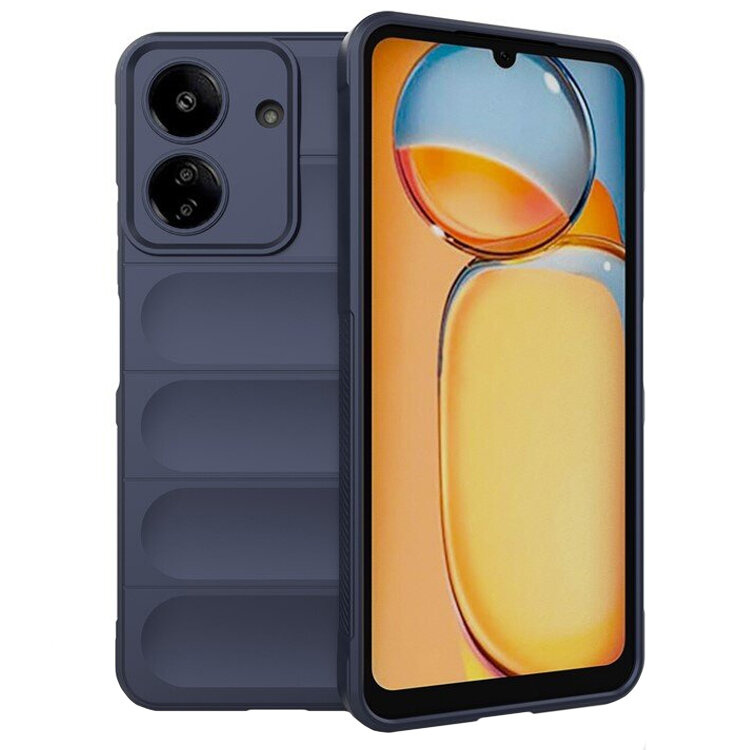 Schutzhülle Für Xiaomi Redmi 13c / Poco C65, Stoßfest, Marineblau